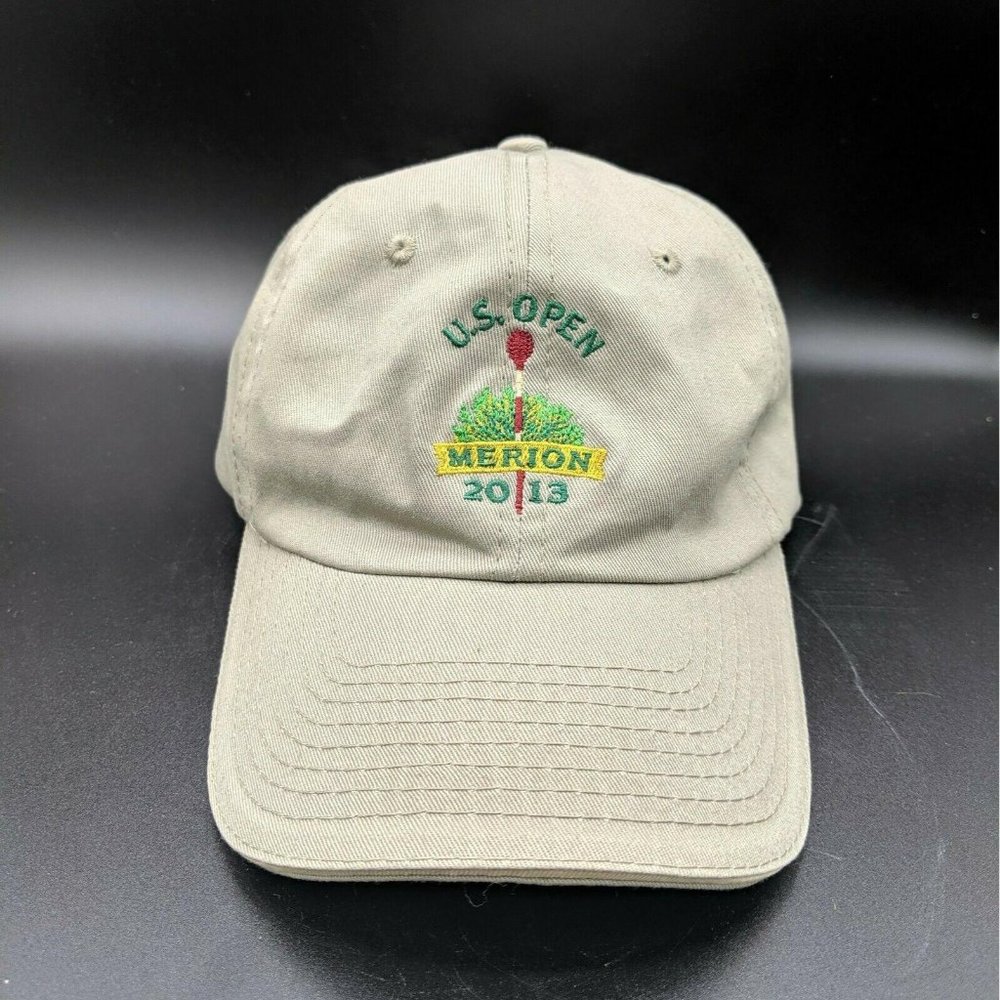 US Open 2013 Merion USGA Member Hat Cap Beige Adju